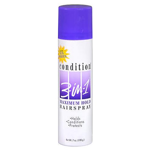 Condition 3-In-1 Maximum Hold Aerosol Hairspray 7 oz By Condition Fashion