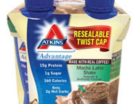 Shake RTD Cafe Mocha 4 11 Oz By Atkins Online now