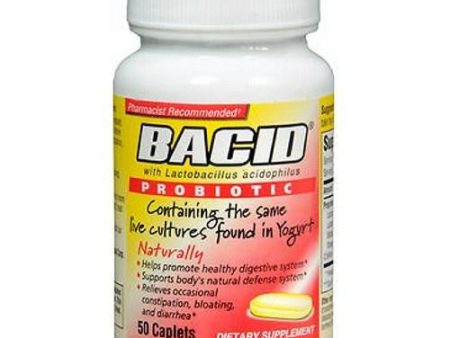 Bacid Probiotic 50 Caplets By Bacid Online