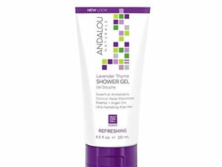 Shower Gel Refreshing Lavender Thyme 8.5 Oz By Andalou Naturals Fashion