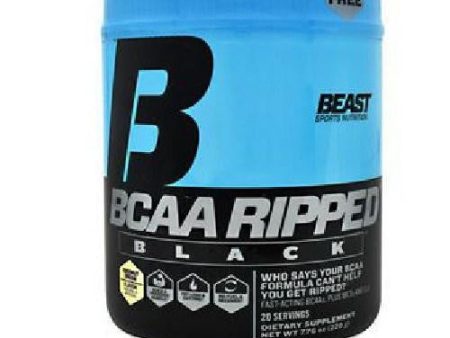 BCAA Ripped Coconut Cream 20 Servings By Beast Sports Nutrition Online Sale