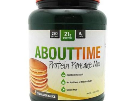 Protein Pancake Mix Cinnamon Spice 1.5 lbs By About Time Online Sale