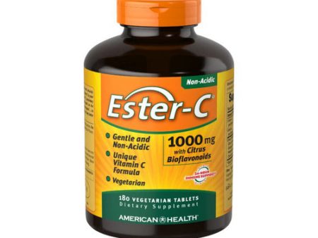 Ester-c With Citrus Bioflavonoids 180 Vegitabs By American Health For Cheap