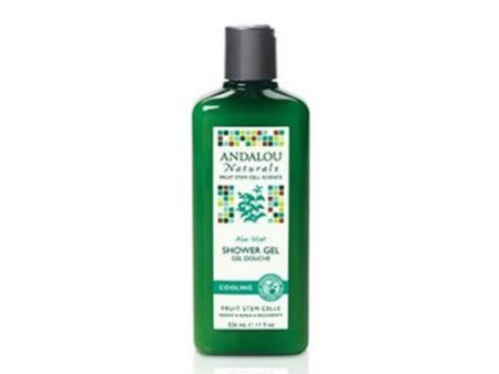 Shower Gel Cooling Aloe Mint 11 oz By Andalou Naturals Online Sale