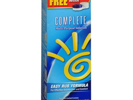 Complete Multi-Purpose Solution For Contact Lenses Easy Rub Formula 12 oz By Complete Fashion