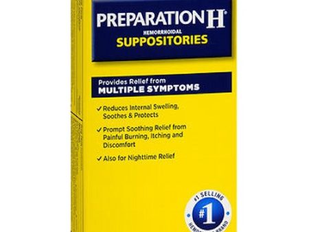 Preparation H Hemorrhoidal Suppositories 24 unit By Preparation H Online now