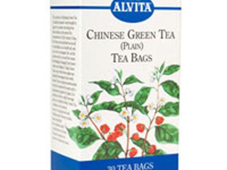 Organic Green Tea 24 Bags By Alvita Teas For Sale