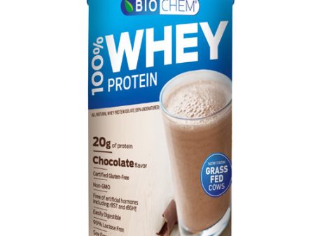 100% Whey Protein Powder Chocolate Fudge 15.4 oz By Biochem For Discount