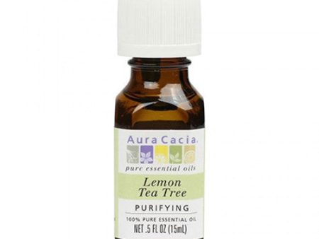 Tea Tree Essential Oil Lemon 0.5 Oz By Aura Cacia Fashion