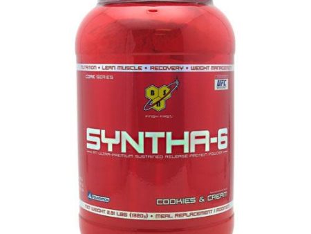 Syntha-6 Cookies and Cream 2.91 lbs By BSN Inc. Discount