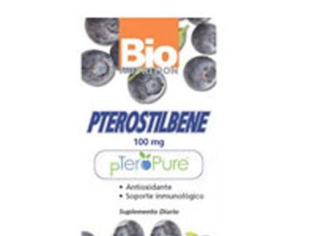 Pterostilbene 30 VEG CAPS By Bio Nutrition Inc on Sale