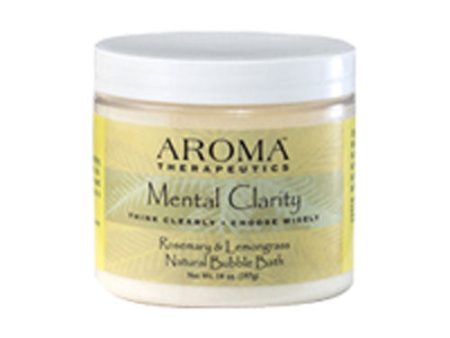 Aroma Therapeutic Bubble Bath Mental Clarity 14 Oz Rosemary & Lemongrass By Abra Therapeutics Online now