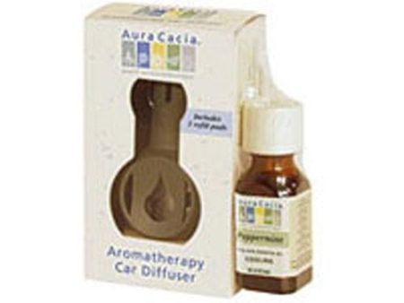 Commuter Pack (Car Diffuser With .5 Oz Oil) Peppermint 2 Pc By Aura Cacia Cheap