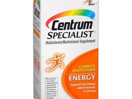 Centrum Specialist Energy Multivitamin Tablets 60 tabs By Centrum Online