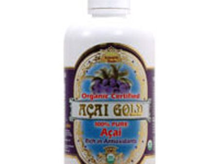 Acai Gold 100% Pure Organic Juice 32 Oz By Dynamic Health Laboratories For Cheap