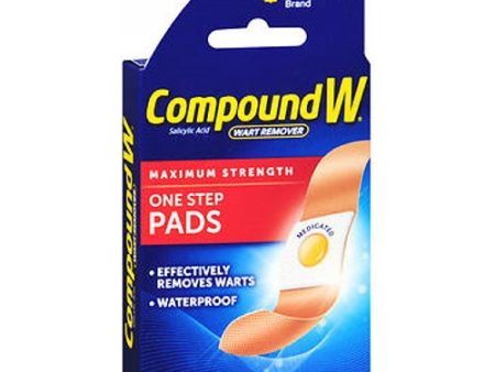 Compound W Wart Remover - Maximum Strength One Step Pads 14 each By Compound W Online Hot Sale