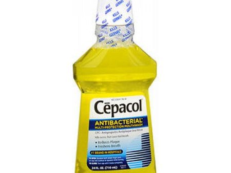 Cepacol Antibacterial Mouthwash With Ceepryn Gold 24 oz By Cepacol on Sale