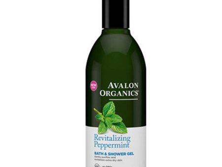 Bath & Shower Gel Revitalizing Peppermint, 12 Oz By Avalon Organics Online Sale