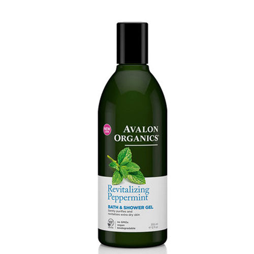 Bath & Shower Gel Revitalizing Peppermint, 12 Oz By Avalon Organics Online Sale