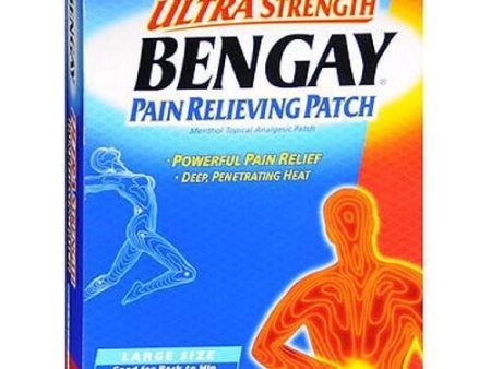 Bengay Pain Relieving Patches 4 each (Large) By Bengay Online Sale