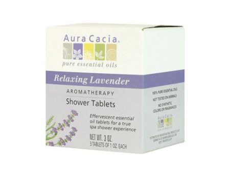 Shower Tablets Lavender 3 tablets By Aura Cacia Fashion