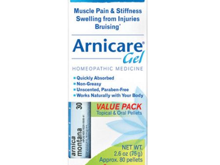 Arnica Gel & Blue Tube Value Pack 2.6 oz By Boiron Discount