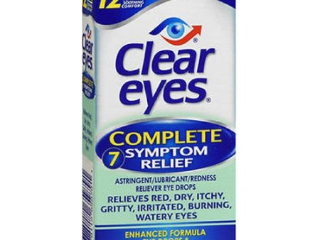 Clear Eyes Complete 7 Symptom Relief Eye Drops 0.5 oz By Clear Eyes For Discount