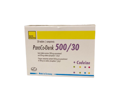 ParaCo-Denk 500 30mg 2Blisters x 10Tbl Box on Sale