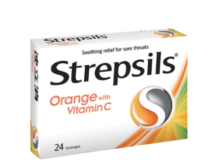 STREPSILS Orange with Vitamine C 2x12Lozenges Online Sale