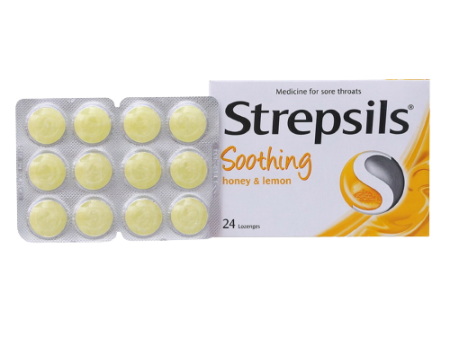 STREPSILS Sooting Honey & Lemon 2x12Lozenges For Sale