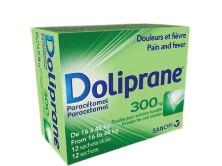 DOLIPRANE 300MG SACHETS (BOX 12) Discount