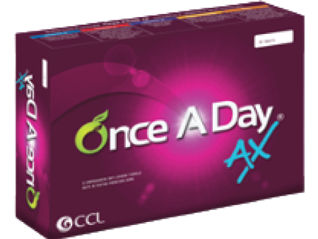 Once A Day AX 10Tab 3Blisters Box Fashion