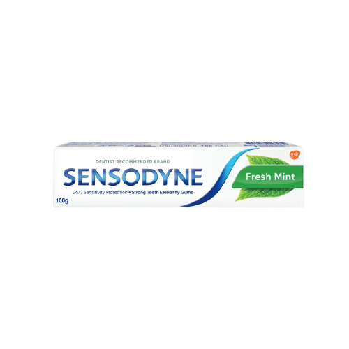 SENSODYNE FRESH MINT 100G Toothpaste Hot on Sale