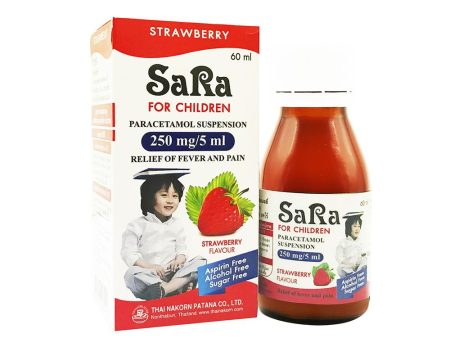 Sara For Children Syrup 250mg 5ml Strawberry 60ml Cheap