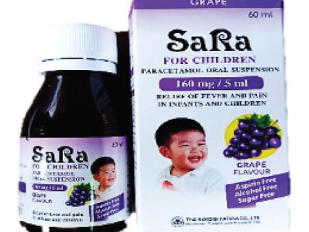 Sara For Children Syrup 160 5ml Grape 60ml Hot on Sale