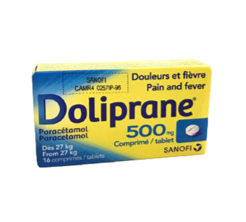 DOLIPRANE 500mg 2x8tab For Discount